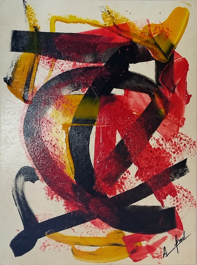 La Botte — toile abstraite d'Alfred