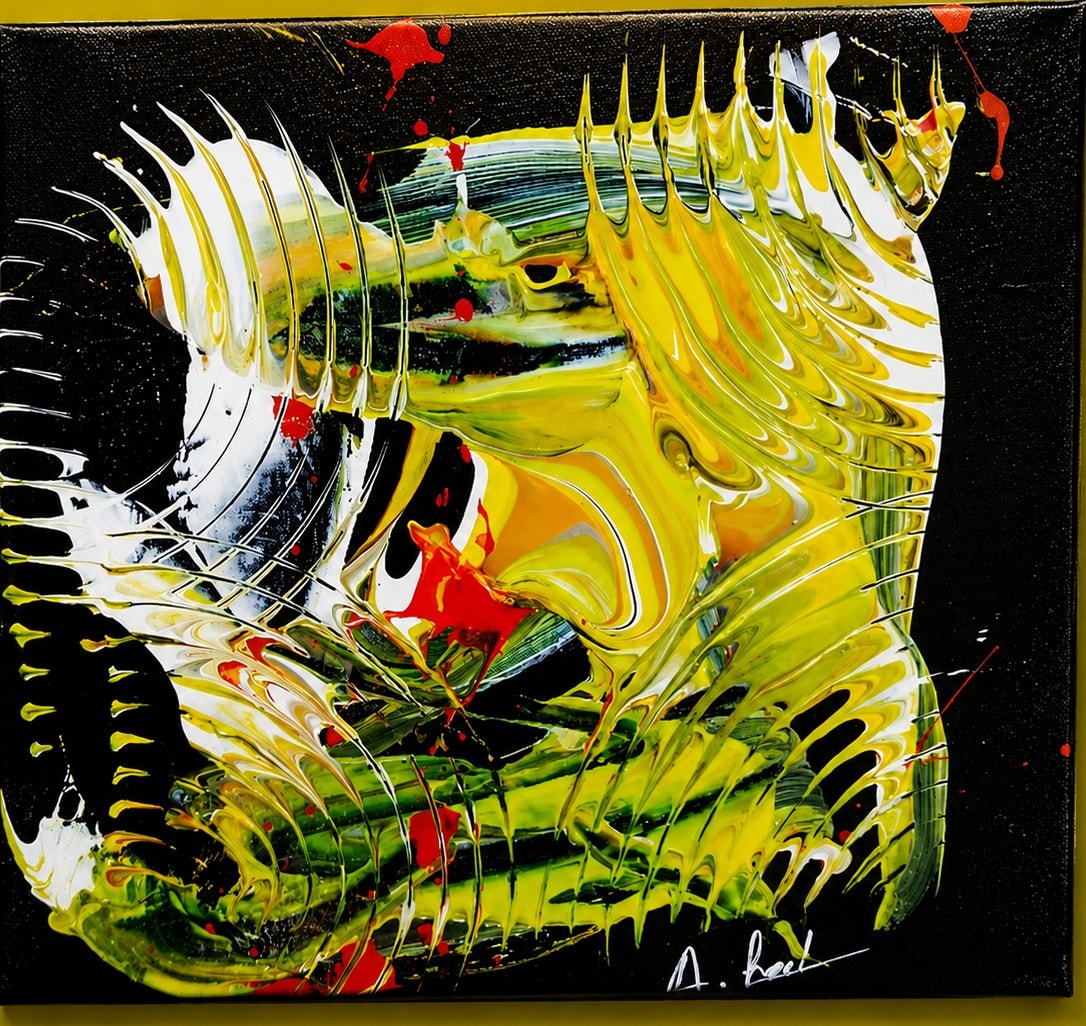 Abyss — toile abstraite d'Alfred